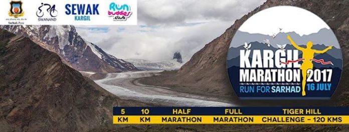 International marathon at Kargil